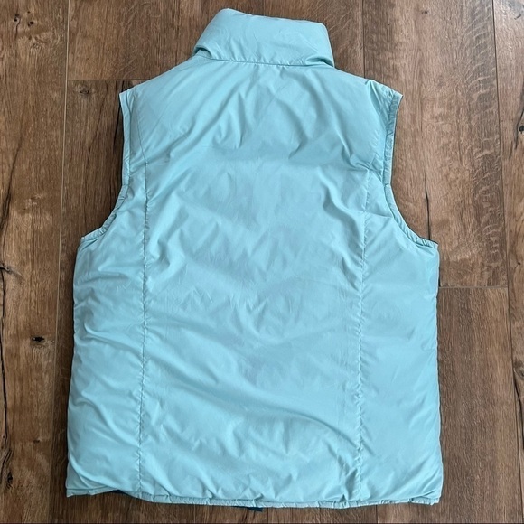 Vintage Columbia Blue Reversible Down Puffer Vest Size Small - Picture 3 of 8